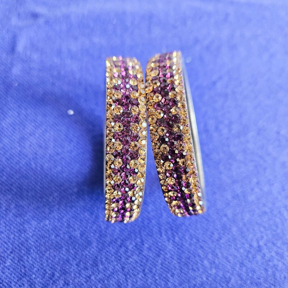 Purple Gold Bangles - Picture 6 of 8